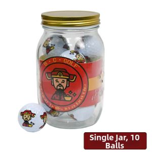 B·C·GOLF | Fortune God Logo Customized 3 Layer Golf Balls 10 Pack