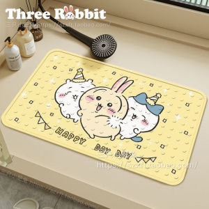 Đệm Phòng Tắm Chống Trượt Dễ Thương Chiikawa Chống Rơi Đệm Phòng Tắm Không Cần Giặt Khác Chất Liệu Cao Su Chống Trượt