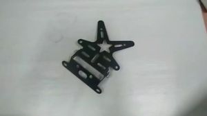 ขายึดป้ายทะเบียน ท้ายสั้นดาว เหล็กหนาพับได้ MSX/MSX SF/Demon 125สีดำ