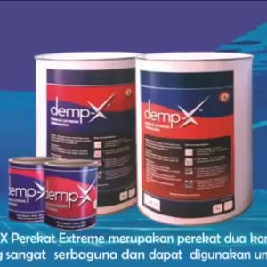 lem anti bocor untuk kapal kayu / Lem Epoxy Perekat Anti Bocor Kolam Renang Merekat Dalam Air Dempul Kapal DEMP-X 200gr Cream