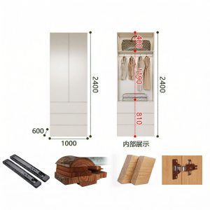 ENF Grade Solid Wood Dressing Table Storage Cabinet
