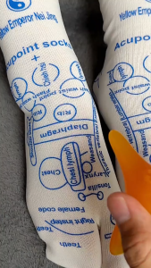 Massage Socks Acupuncture Points Socks with Massage Tool Reflexology Socks Foot Acupoint Massage Tool Foot Care Kejutan Urut Stokin Urut Terapi Kejutan Terapi Akupunktur Stokin Stokin Terapi Urut Stokin Mata Akupunktur