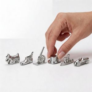 6 Pcs/Set Alloy Chess Pieces Board Games Accessories Game Pieces Game Chess Character Chess Pieces Family Game