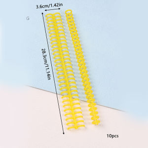 5/10Pcs Plastic Binding Spines 30-Hole Loose Leaf Binders Rings for Document Notebook Stationery Office Supplies