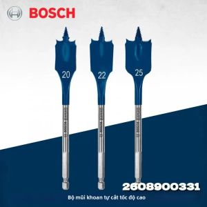 Bosch | BOSCH 3 Mũi Khoan Chuôi Lục Giác Bộ 20/22/25mm Tự Cắt Tốc Độ Gỗ Dẹt Khoan Mũi Cho Dụng Cụ Điện Phụ Kiện