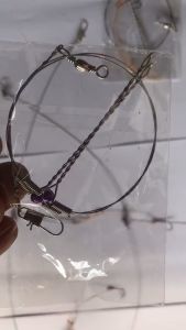 Thẻo Cáp Thép 2 Tầng Tóm Sẳn Câu Cá Sông Cá Chim Cá Tra - Phụ Kiện Câu Cá