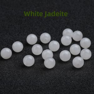 Natural Xinjiang Turpan White Jadeite round Beads DIY Loose Beads Ice Clear Color Russian Material Beautiful Yellow Corn