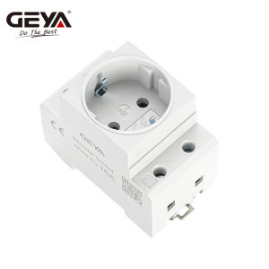 Geya | GEYA EU Standard Din Rail AC Power Modular Socket Plug 16A 250V Adapter Connector 35mm Electrical Sockets