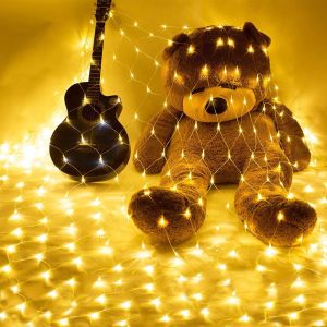 [HCM] DÀI 150*150 CM RÈM CỬA ĐÈN LED LƯỚI CÁ XÀI ĐIỆN 220V ĐÈN LED FAIRY LIGHT TRANG TRÍ TIỆC NOEL LỄ TẾT