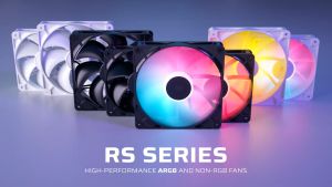 Corsair RS Series PWM PC Fan - Black/White (120mm/140mm)