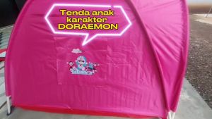 Tenda anak karakter DORAEMON uk 100cmx100cm||120cmx120cm||140cmx140cm