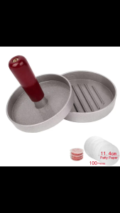 12cm Diameter Aluminum alloy hamburger Patty pressing mold Fried egg and meat Patty molds Tahan lama