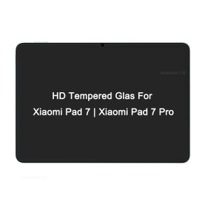 2 Pieces Hard Scratch Proof Film HD Tempered Glass Screen Protector For Xiaomi Pad 7 Clear Protective Cover For Xiaomi Pad 7 Pro