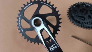 GOLDIX | Bộ Xích Xe Đạp GOLDIX Răng Rộng/hẹp 0/3/6mm Offset 30-38T Cho Bộ Chuyển Động Sram 3 Bu Lông Tương Thích Với Xe Đạp BMX Xe Đạp Leo Núi Xe Đạp Đường Trường