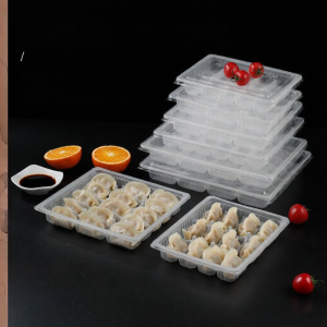Transparent Disposable Dumpling Takeout Box