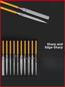 Small Kingxin Diamond Coarse Grit Flat Head Flat Half round Grinding Tool Alloy Triangular Gold Steel Combination File Set