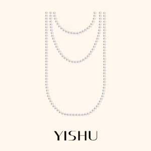 YISHU | Elegant French Style Pearl Necklace for Layering