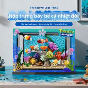 POP BRICKS | Hộp Đựng Chống Bụi Có Màn Hình Hiển Thị
