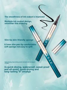 MONLEYTA | Ultra-Fine Waterproof Sweat-Proof Long-Lasting Eyeliner Pen Tip Genuine Product Official Flagship Store Smudge-Proof Eye Makeup