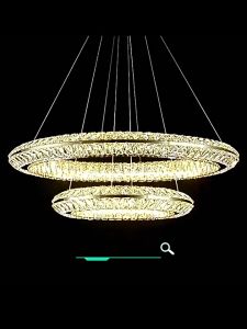 Crystal Stairs Chandelier Ceiling Light Pendant Hanging Lamp Chandelier Cieling Light for Living Room Dining Drop Lights