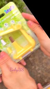 Dụng cụ dập núm ty đục lổ núm ti bình sữa hình hươu cho bé Kichi lachi BabyUS