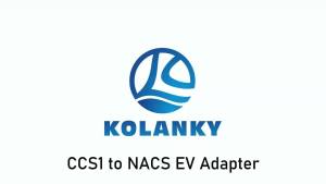 Bộ Chuyển Đổi Sạc Xe Điện Kolanky CCS1 Sang NACS 300KW Max 1000V DC Đầu Nối Sạc Nhanh Cho Xe Điện Hợp Kim Đồng Mạ Bạc