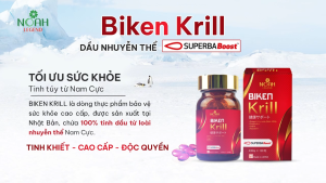 BIKEN KRILL - Viên uống dầu nhuyễn thể Superba Boost