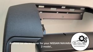 CPA ANDROID CAR STEREO COVER 9INCH NISSAN NAVARA 2006-2012 WITH STEREO WIRE HARNESS POWER CABLE (11492)