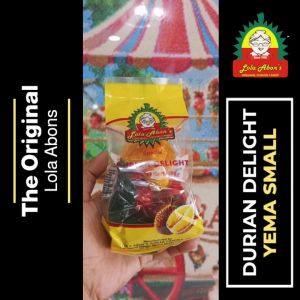 The Original Lola Abons Davao | Special Durian Delight Yema Candy 12pcs | 60grams