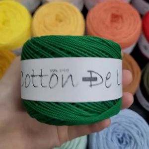 100% Cotton Hand knitting yarn 1mm x 120meters Hand Crochet yarn Bag crochet yarn 100% high quality cotton
