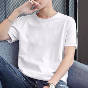Summer New Pure Cotton Loose Round Neck T-shirt