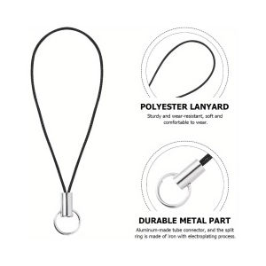 Nylon Wrist Strap Lanyard For Camera Cell Phone USB Mp3 Mp4 Keychains Hooks Mobile Phone Strap Keyring Key Ring Lanyard String