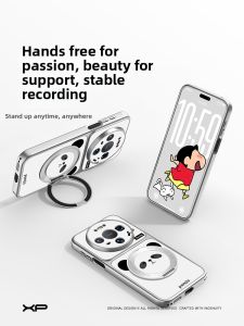 Fall-proof Corning TPU Lamb Skin Rotary Stand Mobile Phone Case Compatible with Huawei Mate Series 80 Pro Max