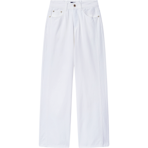 Juicy Couture | Cotton White Straight Fit Slim Denim Jeans
