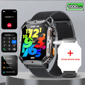 New Military Outdoor 1000 mAh Battery Smart Watch Men GPS Sports Heart Rate 3ATM Waterproof BT Calling Smartwatch Man For xiaomi