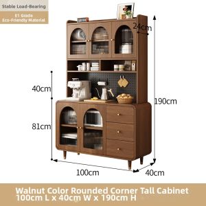 Multifunctional Retro Storage Cabinet