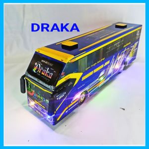 Miniatur Bus Lampu Telolet Basuri Remote Control