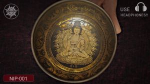 Forged singing bowl (set) “Sacred Premium” from Nepal.