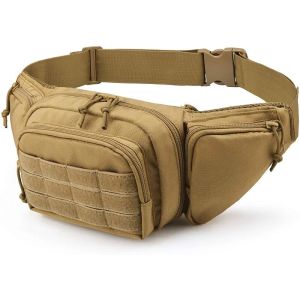 Outdoor Hiking Waist Bag Running Sports Functional Bag Cycling Bag Bum Bag Multi-functional Tool Shoulder Tactical Waist Pack