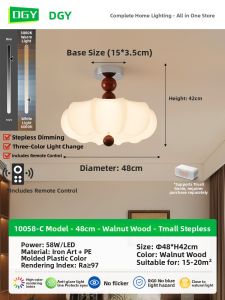 DGY | Cloud-shaped Ceiling Light for Childrens Room with Creamy Eye Protection