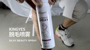 Spray Silky Kingyes Pembasmi Bulu Ketiak Kaki & Selangkangan - Lebih Cepat dari Waxing & Cukuran