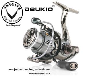 DEUKIO SKYGITZ MALAYSIA STELLA Ultralight Max drag 6kg SHALLOW SPOOL CASTING BOTTOM Spinning Saltwater Fishing Reel