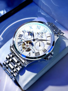 OLEVS | New 2025 Automatic Mechanical Watch with Openwork Design for Men