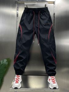 Quần Dài Thể Thao Thường Ngày Cỡ Lớn 300 Pound Quần Dài Thể Thao Ngoài Trời Mỏng Rộng Rãi Mùa Hè Quần Dài Harem Cạp Giữa