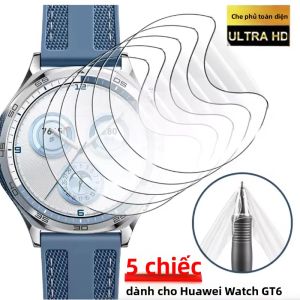 3/5 Chiếc Hydrogel Phim Bảo Vệ Màn Hình Cho Đồng Hồ Huawei Watch GT 6Pro 46Mm Chống Trầy Xước HD Rõ Ràng Dễ Dàng Lắp Đặt Phụ Kiện