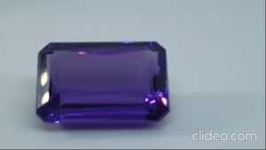 Natural Uruguay Purple Amethyst 15.10 Cts. Emerald Cut Eye Clean Grade Loose Gemstone