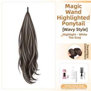 TIANZHEN | Ponytail Extension Pony Self Winding Natural Fluffy