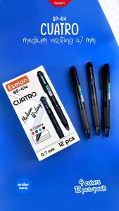 1buah Pulpen 4 Warna Office CUATRO BP-414 / Pulpen Cetek 4 Warna