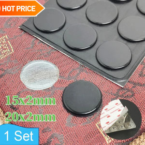 1 Set Door Stopper Prevent Noisy Self-adhesive Rubber Damper Bumpers Silicone Furniture Pads Cabinet Catches Durable Cushion