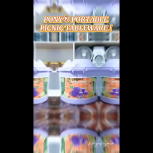 Pony 32Pcs Picnic Box Set Picnic tableware camping tableware Picnic Mate Set piknik Outdoor portable Picnic tableware